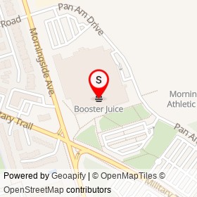 Booster Juice on Morningside Avenue, Toronto Ontario - location map