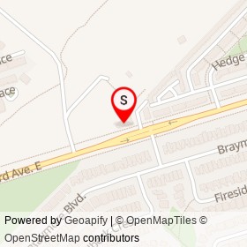 Red Fox Bar & Grill on Sheppard Avenue East, Toronto Ontario - location map