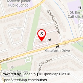 Popular Pizza on Sheppard Avenue East, Toronto Ontario - location map