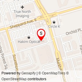 No Name Provided on Markham Road, Toronto Ontario - location map