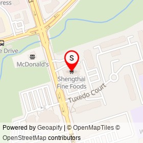 Shengthai Fine Foods on Markham Road, Toronto Ontario - location map