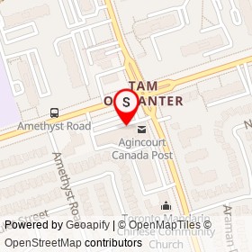 Little Caesars on Sheppard Avenue East, Toronto Ontario - location map
