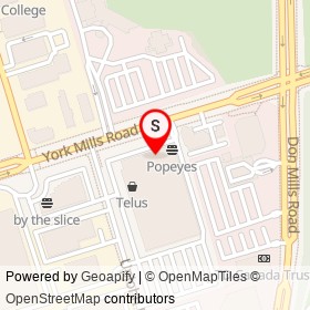 Spoon & Fork Plus on York Mills Road, Toronto Ontario - location map