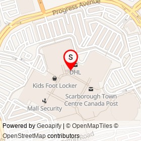 GNC on Borough Drive, Toronto Ontario - location map