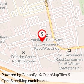 Burrito Boyz on Yorkland Boulevard, Toronto Ontario - location map