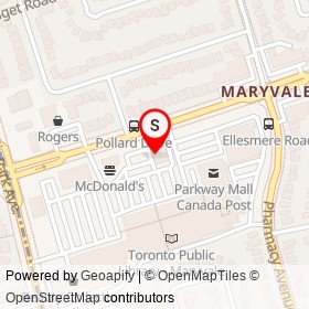 Cash Money on Ellesmere Road, Toronto Ontario - location map