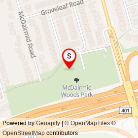 No Name Provided on Rubic Crescent, Toronto Ontario - location map
