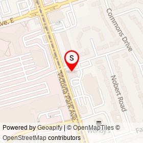 Swiss Chalet on Esquire Road, Toronto Ontario - location map