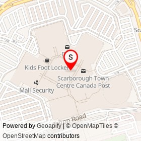 Stars Men's Shop on Borough Drive, Toronto Ontario - location map