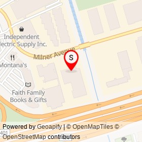 Gervais Party And Tent Rentals on Milner Avenue, Toronto Ontario - location map
