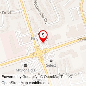 Petro-Canada on Sheppard Avenue East, Toronto Ontario - location map
