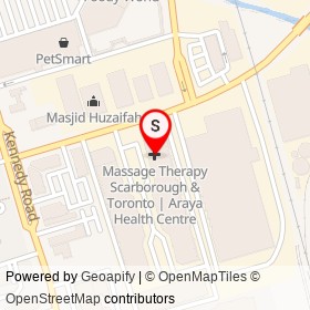 Massage Therapy Scarborough & Toronto | Araya Health Centre on Progress Avenue, Toronto Ontario - location map