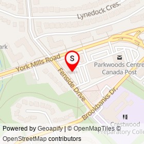 Chick-N-Joy on Fenside Drive, Toronto Ontario - location map