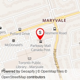 Shoppers Drug Mart on Ellesmere Road, Toronto Ontario - location map