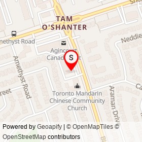 No Name Provided on Birchmount Road, Toronto Ontario - location map