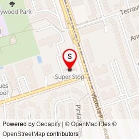 Super Stop on York Mills Road, Toronto Ontario - location map