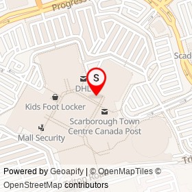 Geox on Borough Drive, Toronto Ontario - location map