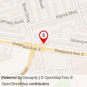 Sashimi House Japanese Restaurant on Sheppard Avenue East, Toronto Ontario - location map