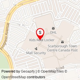 Yves Rocher on Borough Drive, Toronto Ontario - location map