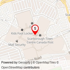 Footaction on Borough Drive, Toronto Ontario - location map