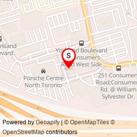 Burger Park on William Sylvester Drive, Toronto Ontario - location map