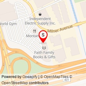 Sunshine Dental on Milner Avenue, Toronto Ontario - location map