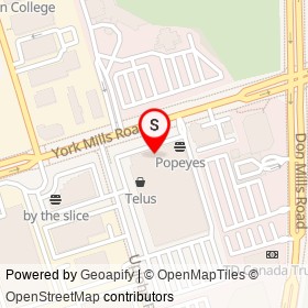 Menchies on York Mills Road, Toronto Ontario - location map