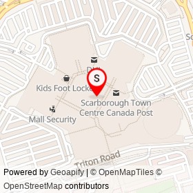 M Boutique on Borough Drive, Toronto Ontario - location map