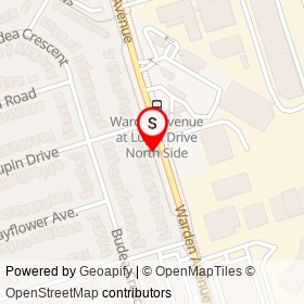 No Name Provided on Warden Avenue, Toronto Ontario - location map