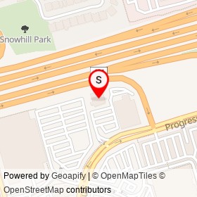 CIBC on Progress Avenue, Toronto Ontario - location map
