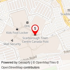The Alley on Borough Drive, Toronto Ontario - location map