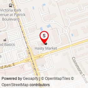 Dairy Queen on Sheppard Avenue East, Toronto Ontario - location map