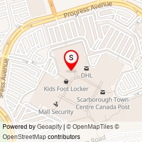 Mac's Sushi on Borough Drive, Toronto Ontario - location map