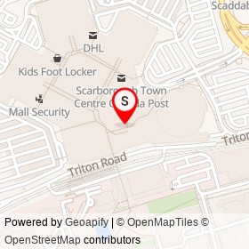 KFC on Borough Drive, Toronto Ontario - location map