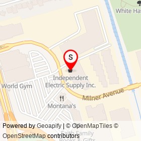 Independent Electric Supply Inc. on Milner Avenue, Toronto Ontario - location map