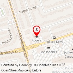 Rogers on Waringstown Drive, Toronto Ontario - location map