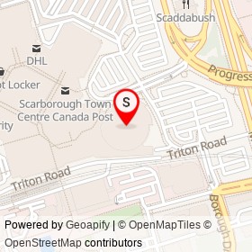 Cineplex Cinemas Scarborough on Borough Drive, Toronto Ontario - location map