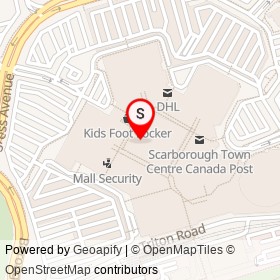 Scarborough Town Centre on Borough Drive, Toronto Ontario - location map