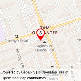 Alanoor Afghan Kabob on Sheppard Avenue East, Toronto Ontario - location map