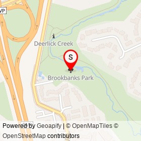 Brookbanks Park on , Toronto Ontario - location map