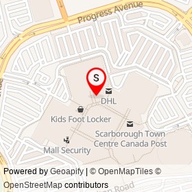 Booster Juice on Borough Drive, Toronto Ontario - location map