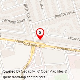 National Bank on Sheppard Avenue East, Toronto Ontario - location map