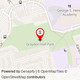 Graydon Hall Park on , Toronto Ontario - location map