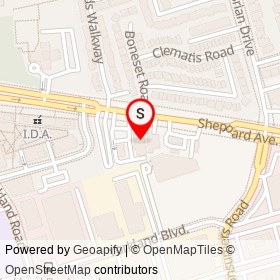 Captain's Catch on Sheppard Avenue East, Toronto Ontario - location map
