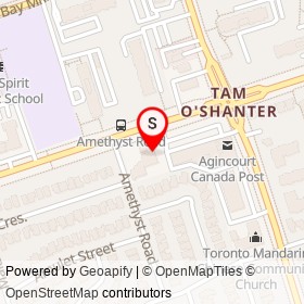 Money Mart on Sheppard Avenue East, Toronto Ontario - location map
