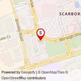 Scarborough Centre on , Toronto Ontario - location map