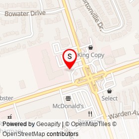 Mr. Lube on Sheppard Avenue East, Toronto Ontario - location map