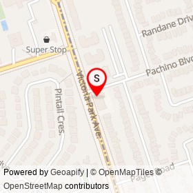 Bros. Convenience on Victoria Park Avenue, Toronto Ontario - location map
