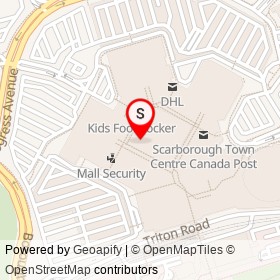 Fairweather on Borough Drive, Toronto Ontario - location map