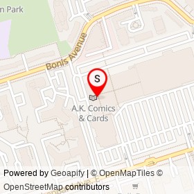 Fido on Sheppard Avenue East, Toronto Ontario - location map